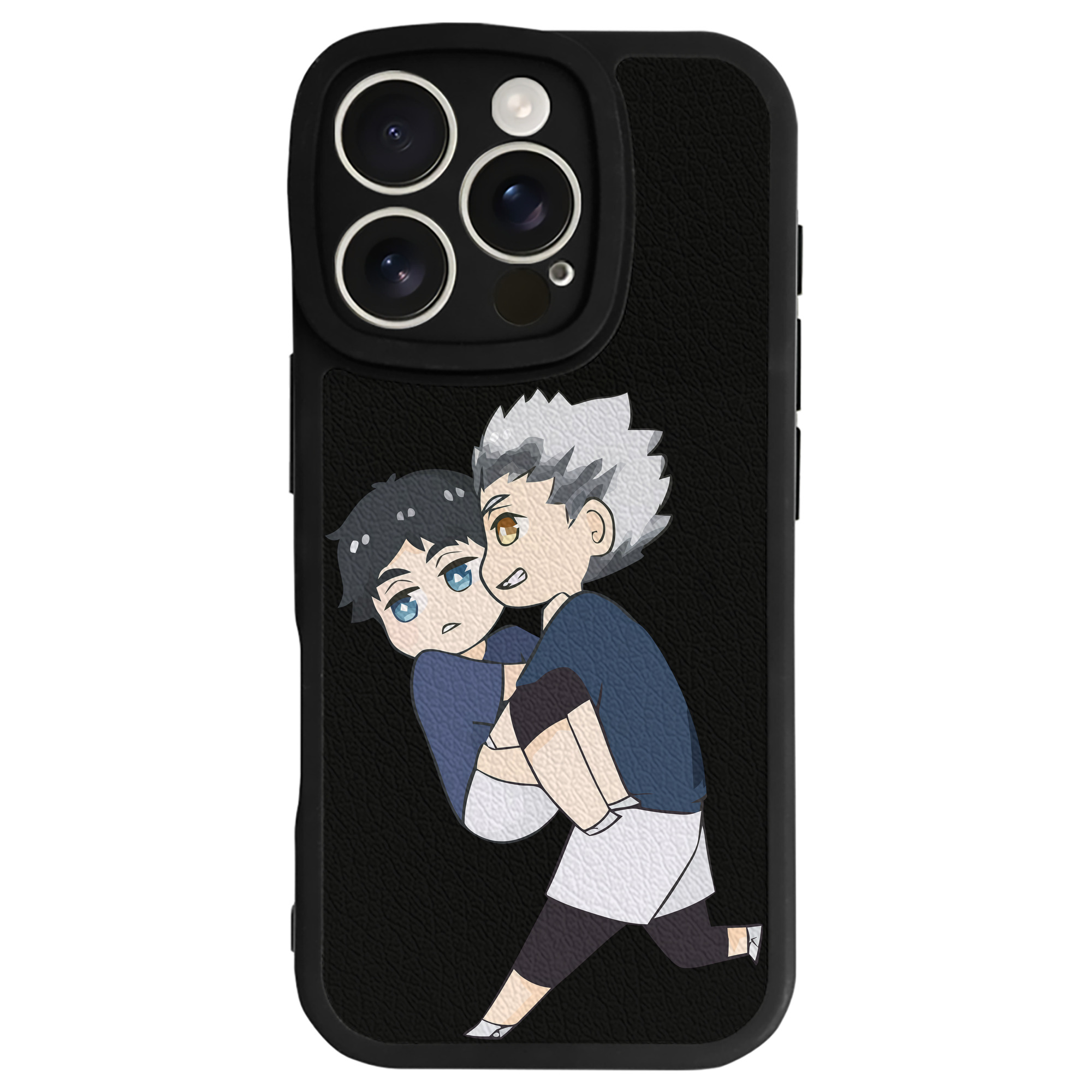 （画像用） ハイキュー!! Haikyu!! 【iPhone 16シリーズ対応】シリコンスマホケース（レザー調） 材質：シリコン